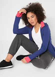 Pantalon de jogging à finitions élastiquées, bonprix