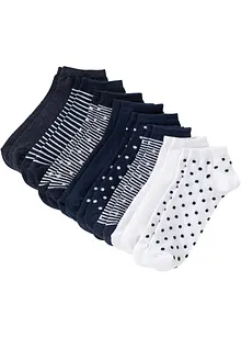 Lot de 8 paires de socquettes, bonprix