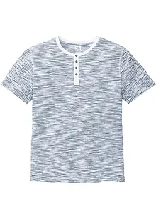 Henleyshirt, aus reiner Baumwolle, Kurzarm, bonprix