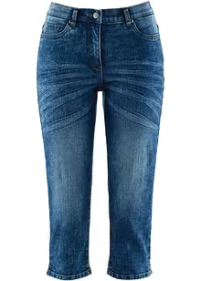 Jean stretch droit taille normale, longueur 3/4, bonprix