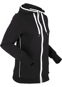 Stretch-Sweatjacke mit Baumwolle, bonprix