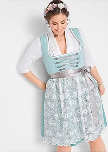 Dirndl avec tablier en dentelle (Ens. 2 pces.), bonprix