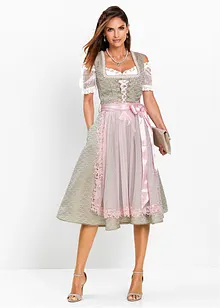 Blouse Dirndl à manches Carmen en dentelle, bonprix