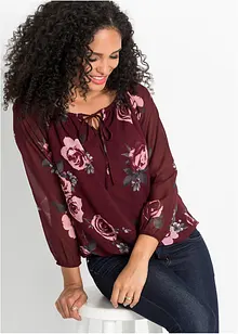 Bluse mit Tunnelzug, bonprix