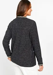 Strickjacke mit Perlen, bonprix