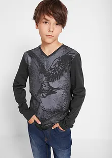 Jungen Langarmshirt aus Bio Baumwolle, bonprix