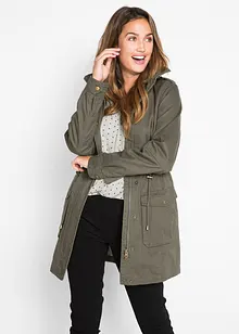 Parka coton avec doublure jersey, bonprix