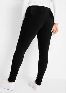 Legging en velours finement côtelé à large taille élastiquée, bonprix