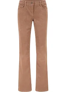 Pantalon en velours côtelé extensible, Bootcut, bonprix