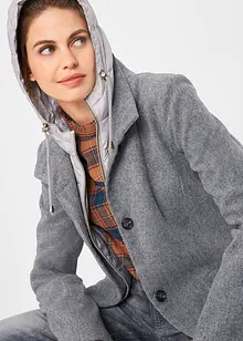 Manteau court d'hiver, style 2 en 1, bonprix