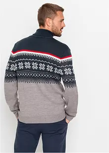 Norweger-Pullover mit Rollkragen, bonprix