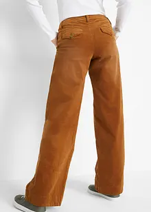 Stretch-Cordhose, Wide, bonprix