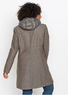 Manteau court d'hiver, style 2 en 1, bonprix