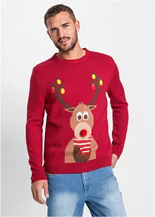 Pullover mit Weihnachtsmotiv, bonprix