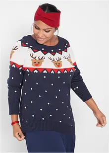 Pull de Noël renne, bonprix