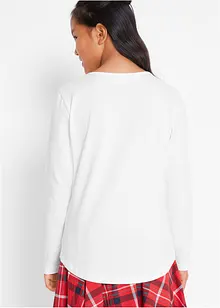 Mädchen Langarmshirt mit Wendepailletten, bonprix