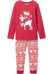 Mädchen Pyjama mit Bio-Baumwolle (2-tlg. Set), bonprix