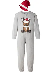 Combipyjama enfant + bonnet de Noël (Ens. 2 pces.), bonprix