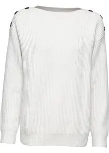 Pullover mit Knöpfen, bonprix