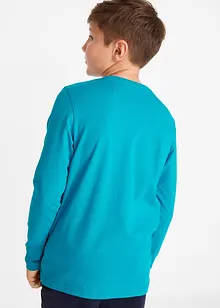 Jungen Langarmshirt aus Bio-Baumwolle (2er-Pack), bonprix