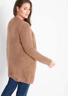 Bouclé-Longstrickjacke, bonprix