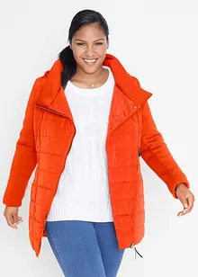 Jacke mit breitem Kragen und Kapuze, bonprix