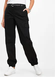 Pantalon cargo en coton extensible, bonprix