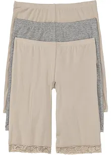 Lot de 3 boxers femme longs en matière douce, bonprix