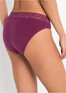 Lot de 5 slips à dentelle, bonprix