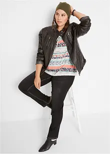 Tunique T-shirt à manches longues, bonprix