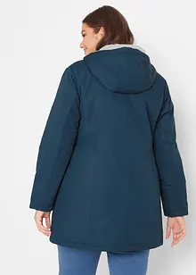 Jacke mit Teddyfell-Kapuze, bonprix