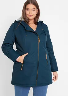 Jacke mit Teddyfell-Kapuze, bonprix