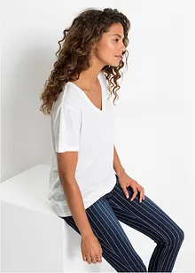 Shirt mit V-Ausschnitt, bonprix