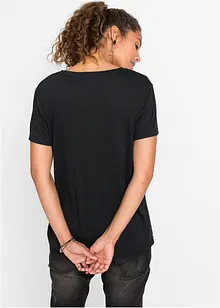 Shirt mit V-Ausschnitt, bonprix