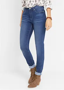 Jean slim taille mi-haute, denim ultra-souple, bonprix