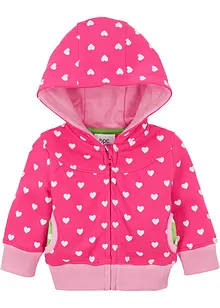 Baby Sweatjacke mit Kapuze Bio Baumwolle, bonprix