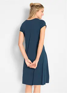 Shirtkleid aus Bio-Baumwolle, Kurzarm, bonprix