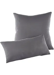 Lot de 2 housses de coussin en jersey, bonprix