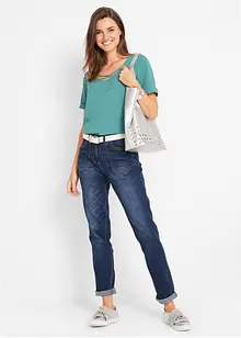 Straight-Jeans High Waist, Stretch, bonprix