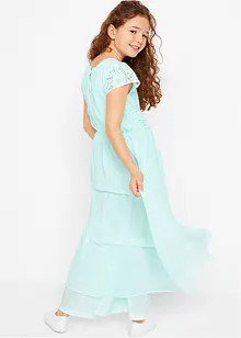 Chiffonkleid mit Spitze, bonprix