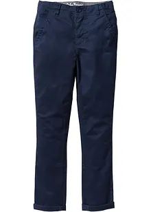 Jungen Slim Fit Stretch-Chinohose, Straight, bonprix