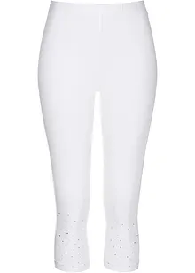 Capri-Leggings mit Glitzersteinen, bonprix