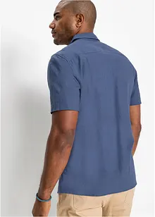 Chemise manches courtes en lin mélangé, bonprix