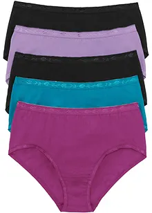 Lot de 5 slips Maxi, bonprix