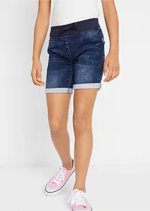 Short en jean-sweat fille, bonprix