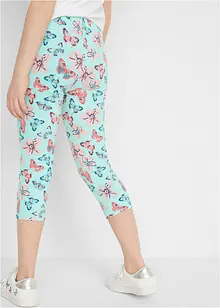 Mädchen 3/4 Leggings (2er-Pack) mit Bio-Baumwolle, bonprix