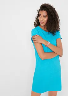 Boxy-Jerseykleid aus Bio-Baumwolle, Kurzarm, bonprix