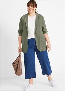 Leichter Long-Blazer mit Leinen, Loose Fit, bpc bonprix collection