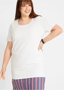 Basic Long-T-Shirt 2er-Pack, Kurzarm, bonprix