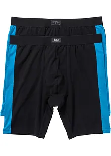 Lange Boxershorts eng mit Baumwolle (2er Pack), bonprix